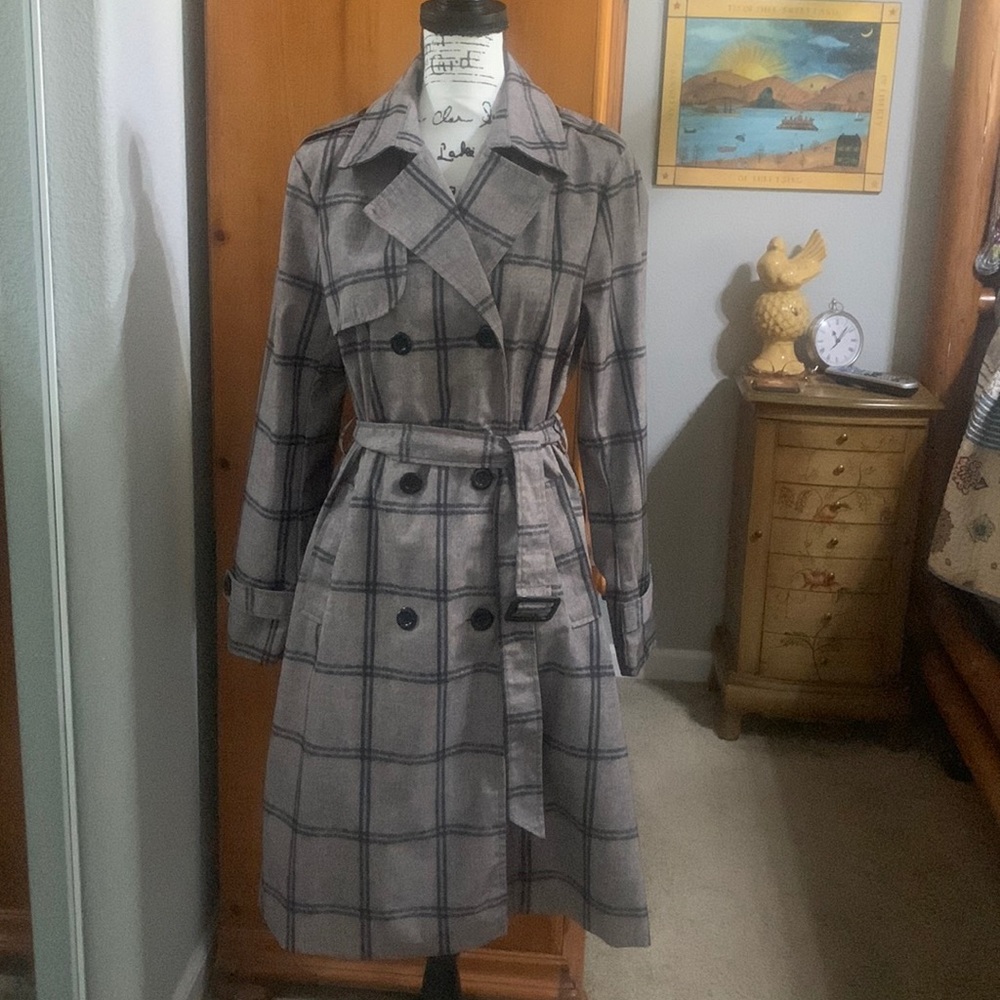 Sherlock Holmes Classic Peacoat Style Trench Coat with Belt